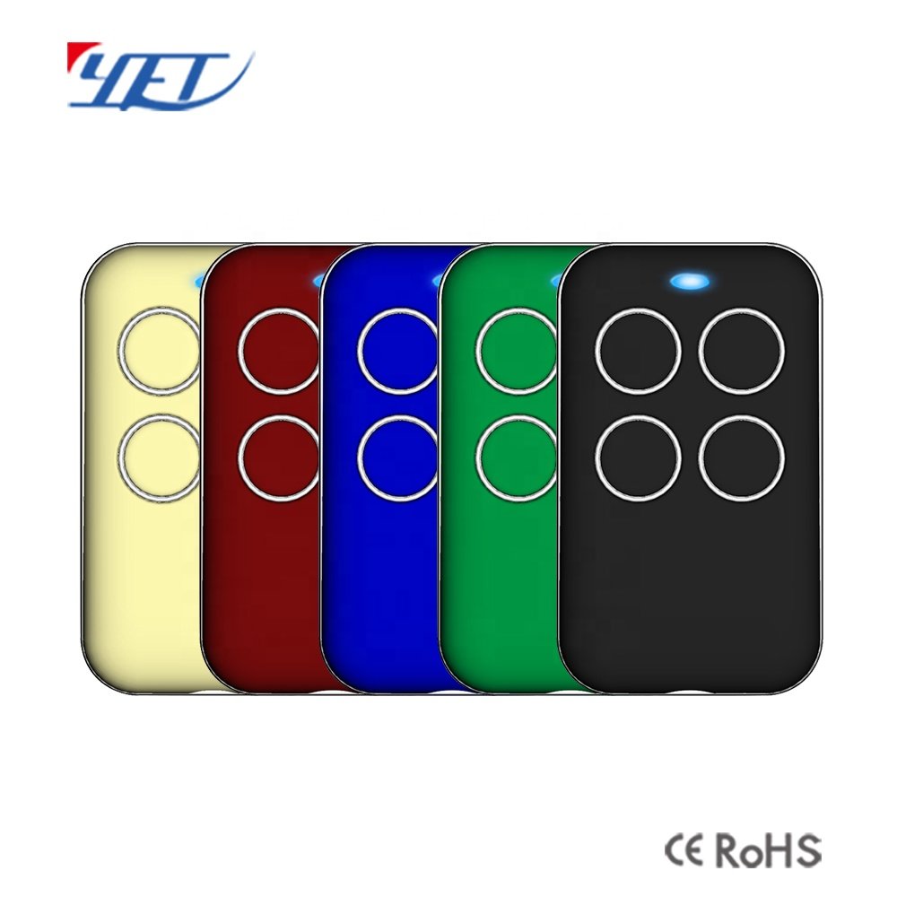 Home Appliance 4 Buttons Rf Universal Metal Remote Control for Automatic Gate