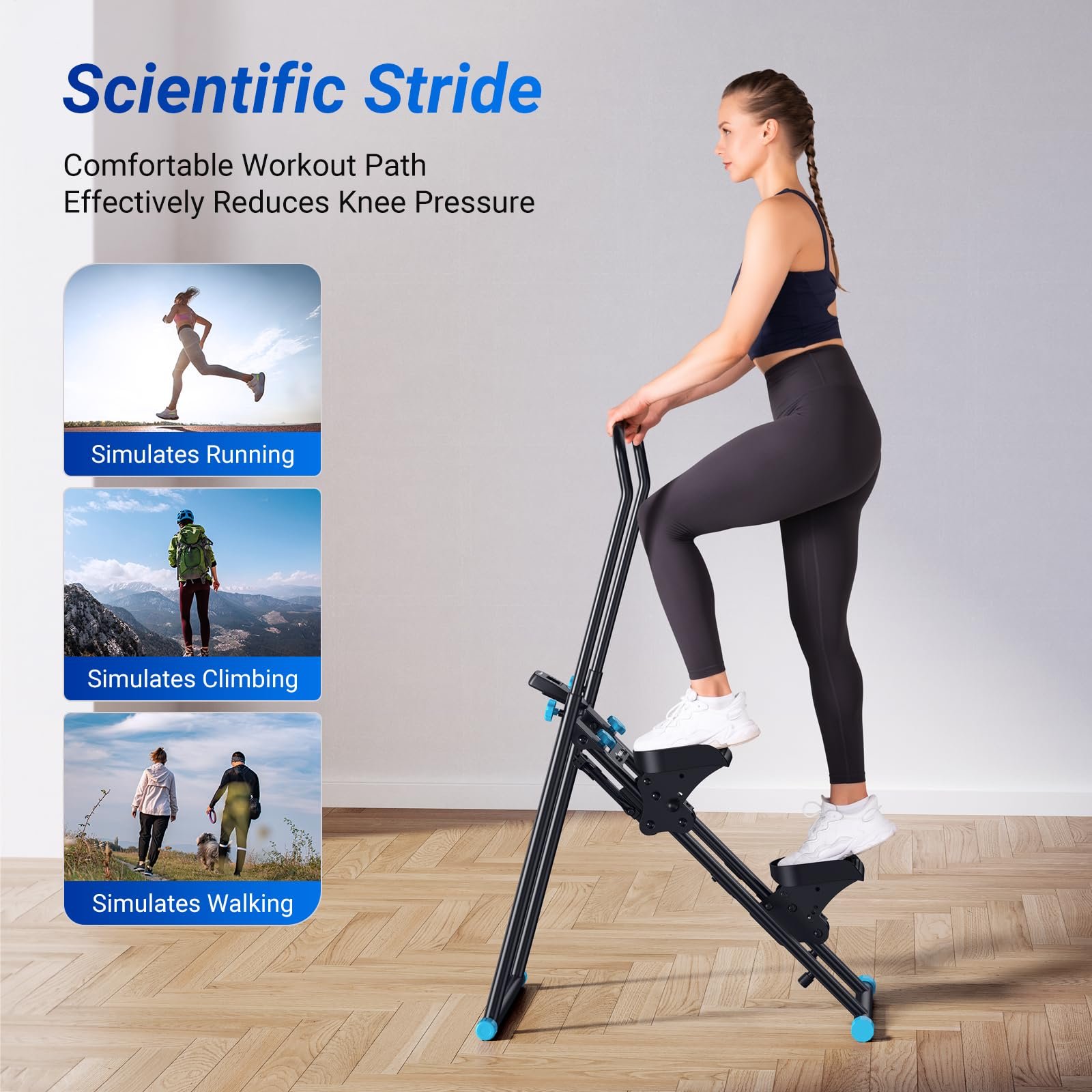 Folding Ladder Climber Vertical Climbing Machine