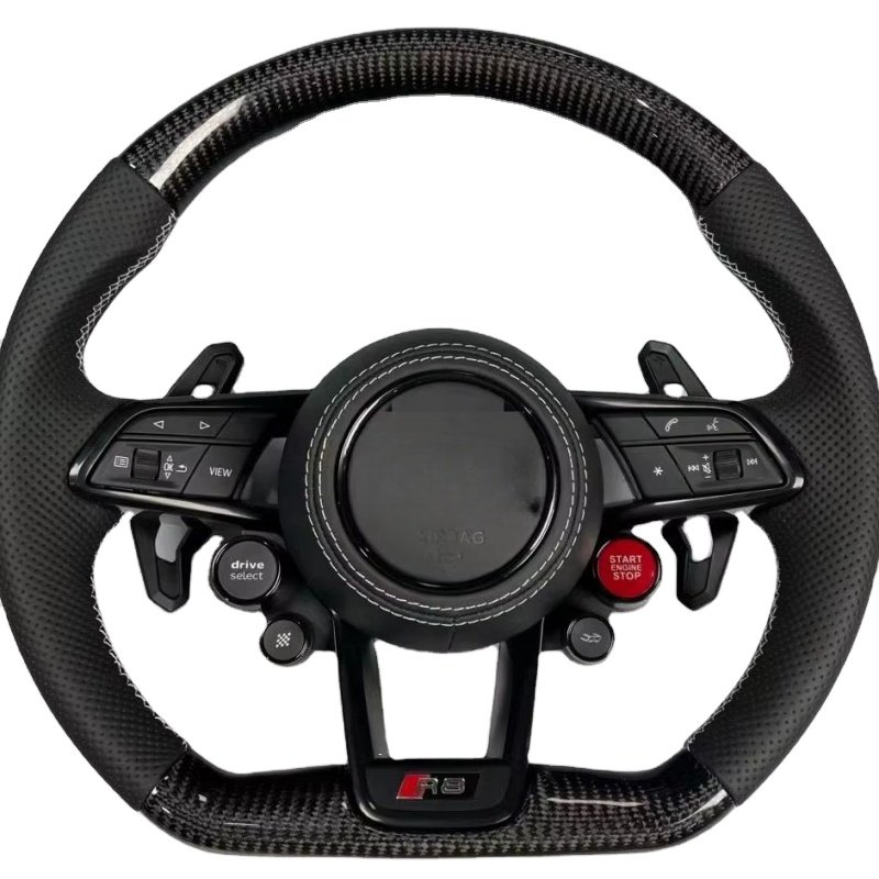 Led racing steering wheel manufacturers wholesale price real carbon fiber steering wheel