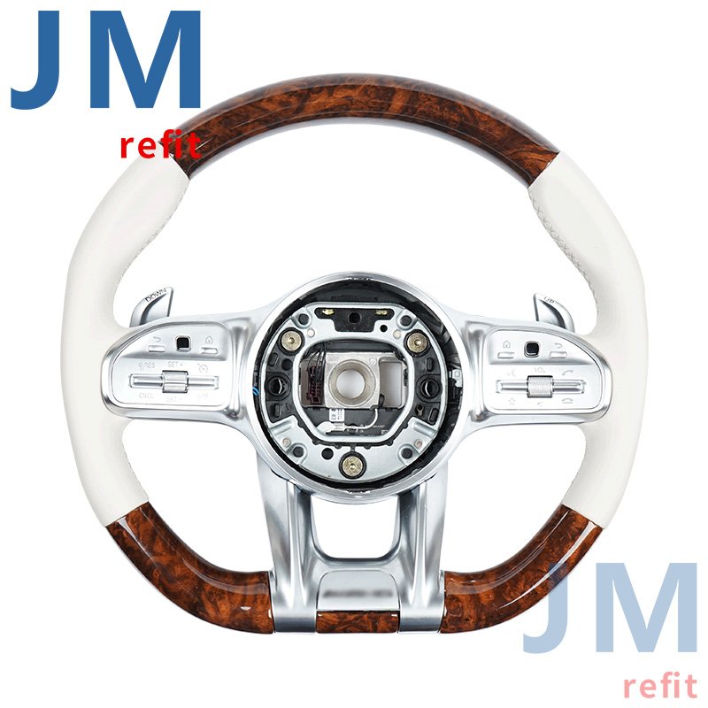For Be-nz W204 W205 W213 Gle Gls W219 W222 W221 Custom Alcanta-r Mahogany Steering Wheel Racing Wheel Convertible