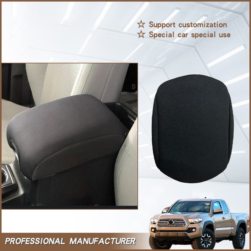 High Quality Waterproof Neoprene Leather Armrest Cover for Toyota Tarot 2016-2021 Luxury Interior Storage Box Kit