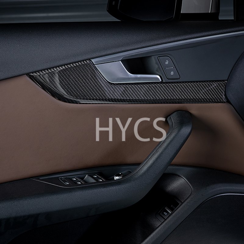 Customized Real Carbon Fiber Car Interior Accessories Center Console Armrest Box for Audi A4 A5