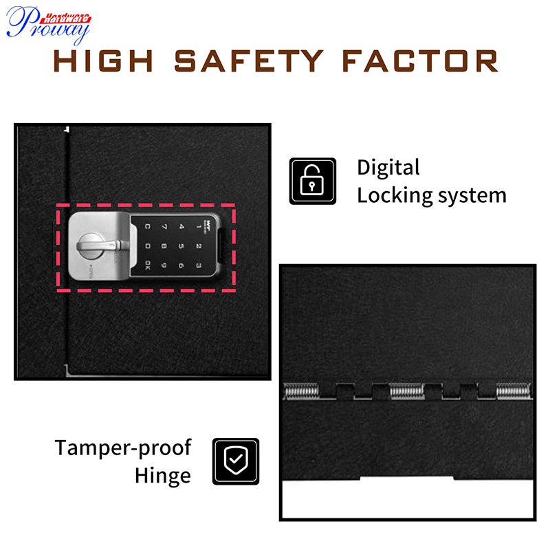 Electronic Lock Center Console Safe Car Armrest Box Compatible Center Console Safe for Ford F150 2015-2020,2017-2022 Super Duty