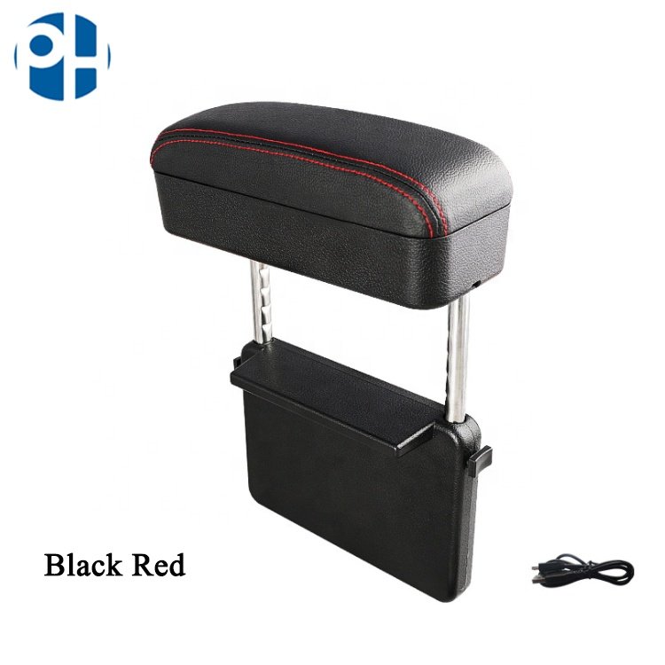 Car Armrest Storage Box Seat Gap Pocket Car Gap Filler With Charging Function