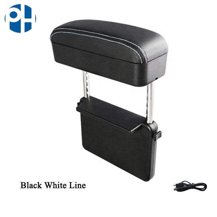 Car Armrest Storage Box Seat Gap Pocket Car Gap Filler With Charging Function