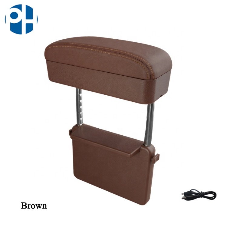 Car Armrest Storage Box Seat Gap Pocket Car Gap Filler With Charging Function