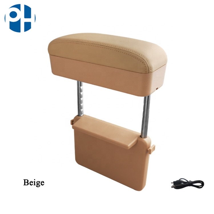 Car Armrest Storage Box Seat Gap Pocket Car Gap Filler With Charging Function