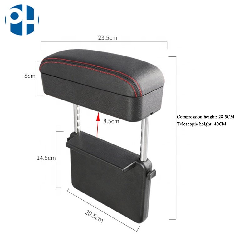 Car Armrest Storage Box Seat Gap Pocket Car Gap Filler With Charging Function
