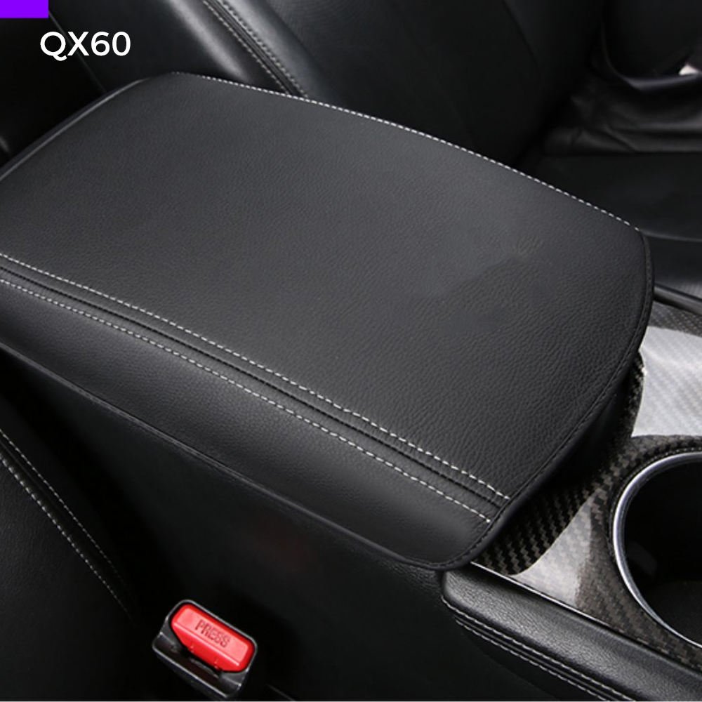 Center Console Armrest Box Cover Interior Decoration of Car Center Console Car Center Armrest Box Cover for Infiniti QX50 Qx60