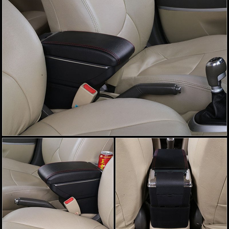 Factory Direct Sales Car Seat Armrest 7USB Charging Interface Water Cup Holder Central Console Box Car Interior Parts