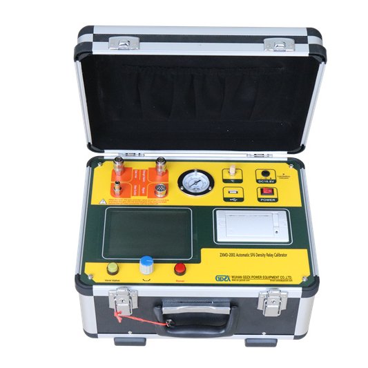 Intelligent Full Automatic SF6 Density Relay Calibrator With Online Modification of System Pressure Function