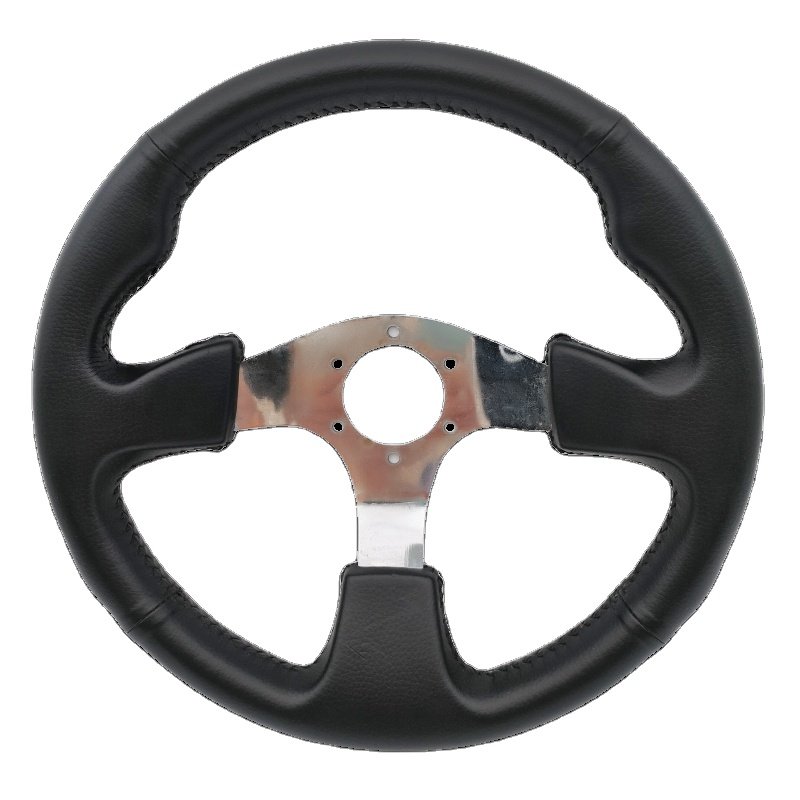 Hot Sale 370mm Leather Universal Sports Steering Wheel Customizable Gaming Steering Wheel for Modified Cars New Energy Vehicles