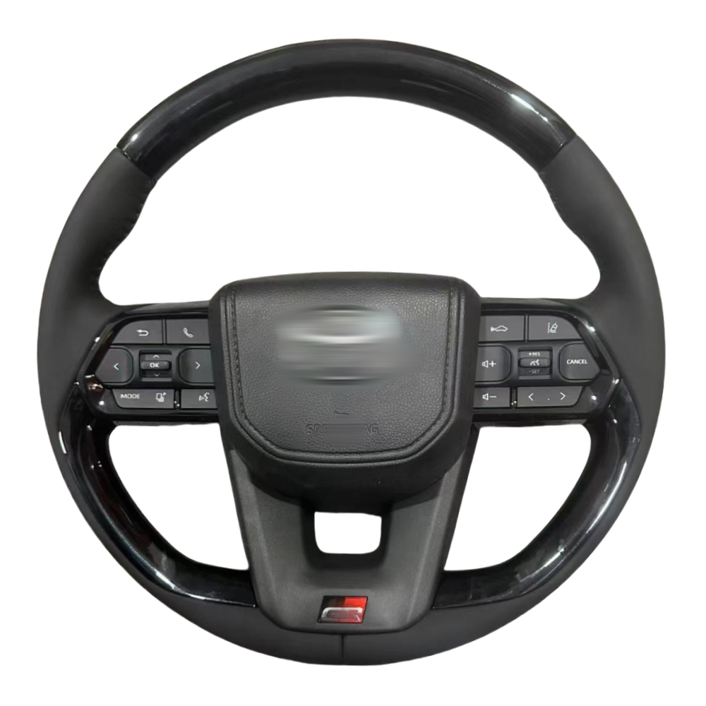 Car Steering Wheel Fit for Land Cruiser LC300 Prado ALPHARD HiLux Peach Wood Steering Wheel