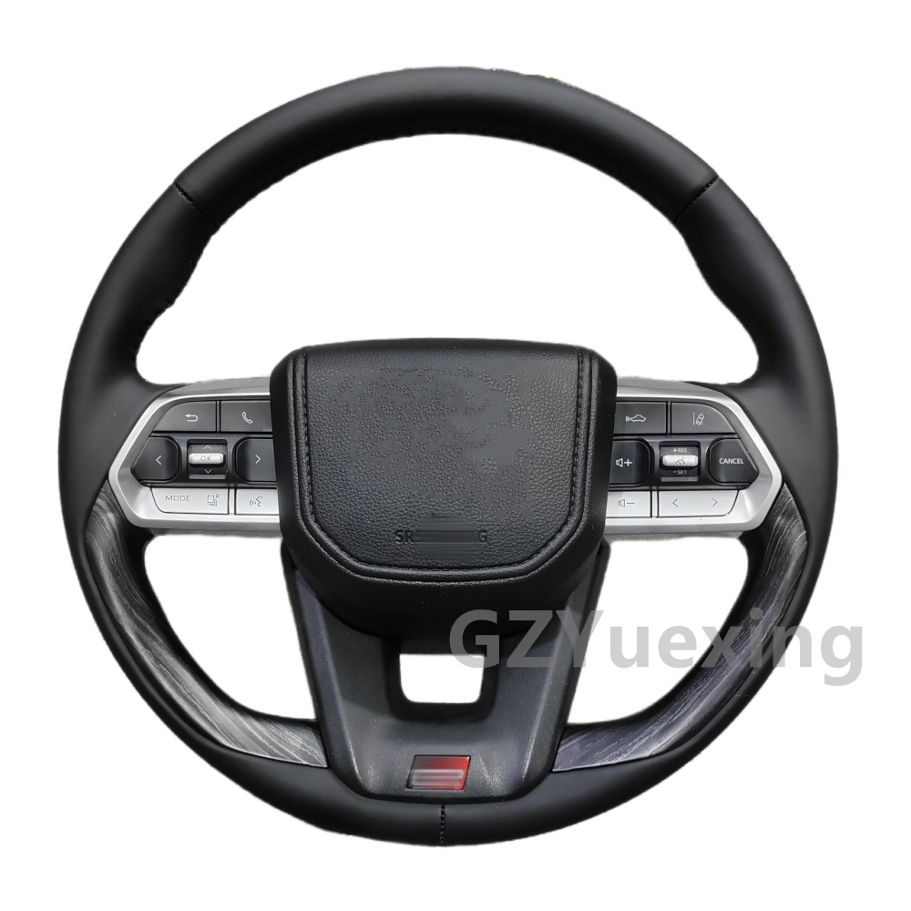 Car Steering Wheel Fit for Land Cruiser LC300 Prado ALPHARD HiLux Peach Wood Steering Wheel