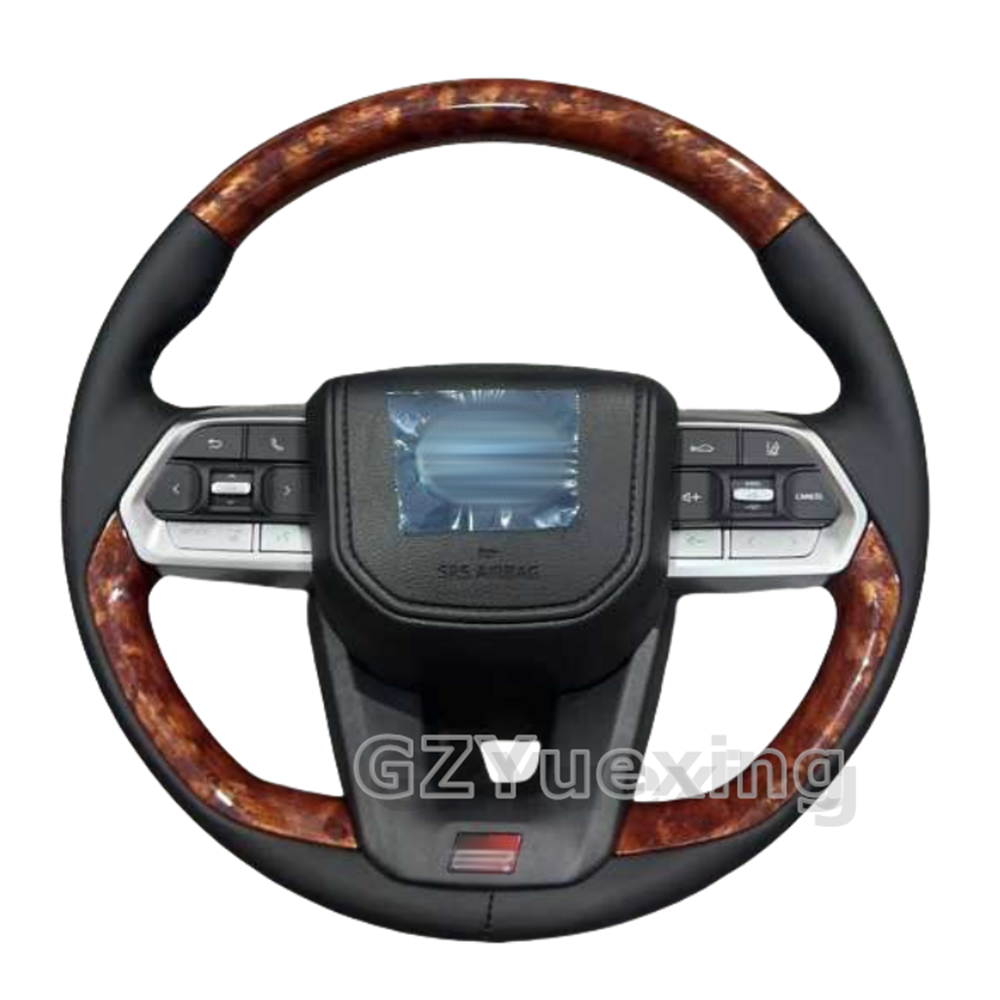 Car Steering Wheel Fit for Land Cruiser LC300 Prado ALPHARD HiLux Peach Wood Steering Wheel