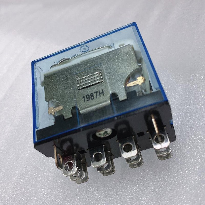 LY4NJ 220V AC Power Relay HH64P LY4N-J Miniature Relay 4PDT 4NO 4NC 24VDC with Socket Base