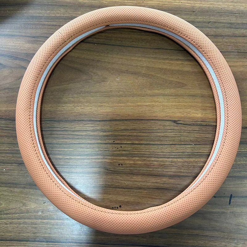2024 wholesale reasonable price 15inch universal leather bmw car steering wheel cover for protection