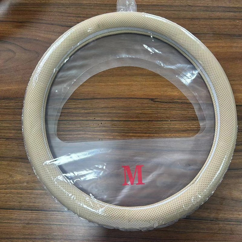 2024 wholesale reasonable price 15inch universal leather bmw car steering wheel cover for protection