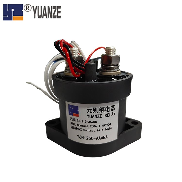 Yuanze Y6N-250-AAANA DC High Current Stored Energy Relay 250A 450VDC Charging Station Control Relays