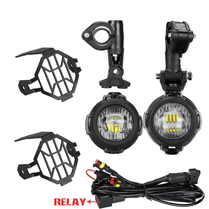Yosovlamp Suitable for B-W-M R1200GS F800 Waterbird Fog Lights Harley Motorcycle Fog Lights Auxiliary Lights