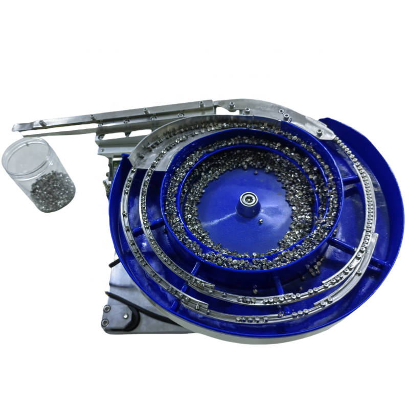 Plastic Small Parts Hardware Bowl Feeder Screw Vibratory Distributor Machine With 3-Lane