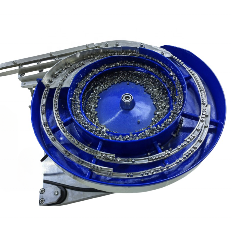 Plastic Small Parts Hardware Bowl Feeder Screw Vibratory Distributor Machine With 3-Lane