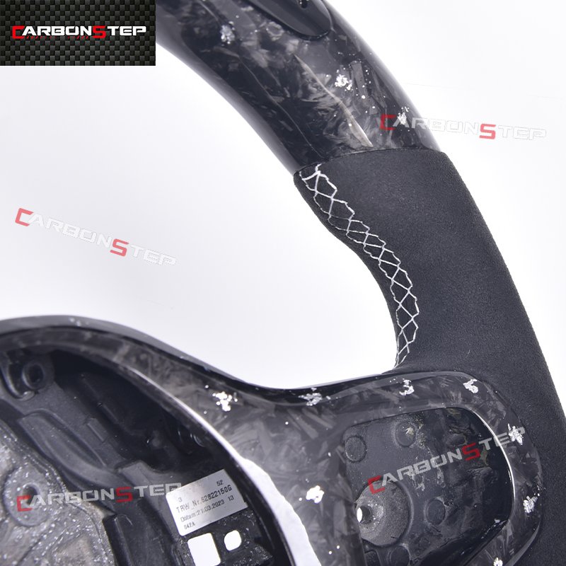 Custom Car Steering Wheel For Bmw G20 G28 G30 Forged Carbon Fiber Steering Wheel