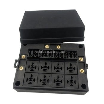 Automotive Fuse Box Relay Module 12 Way 12 24v 40a Relay 6 Slots Fuse Relay Box