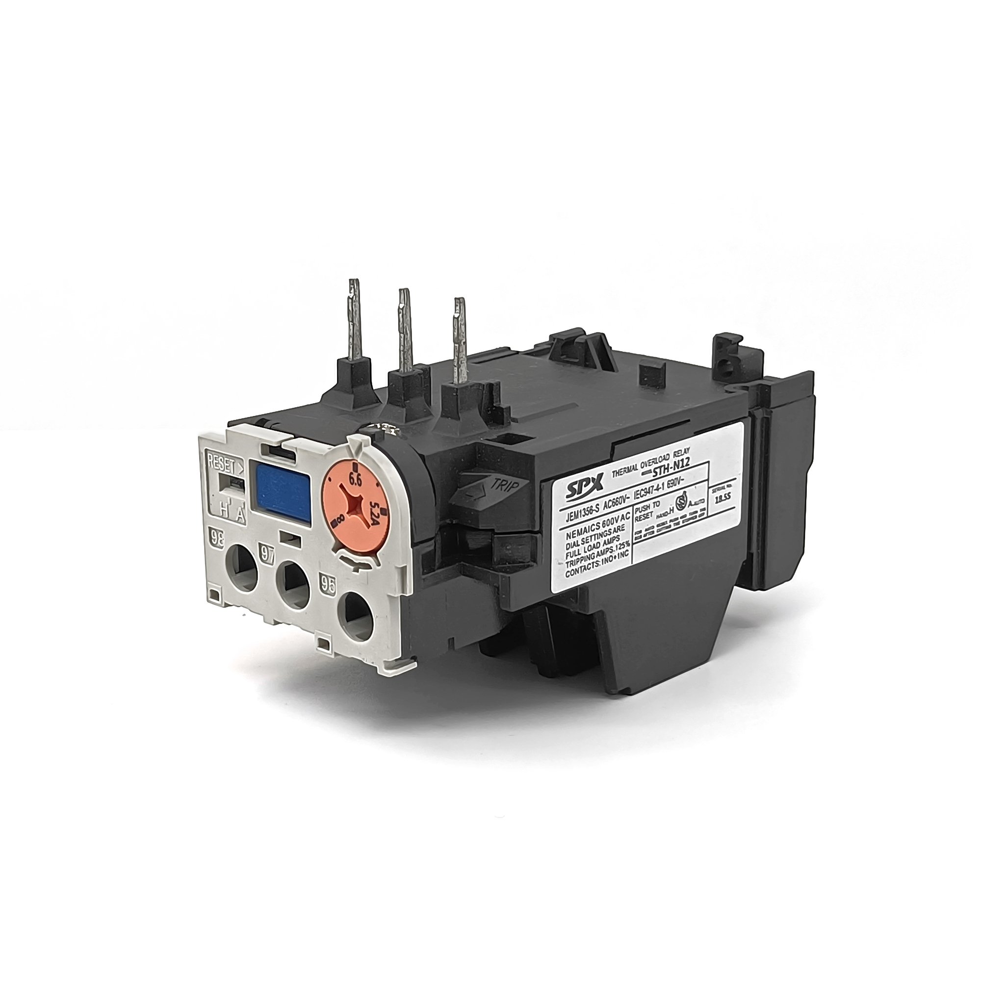 SPX STH-N12 China Made AC Low Voltage Overload Thermal Relay Protector