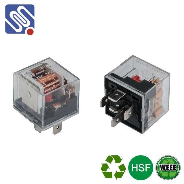 Meishuo MAH 40a 12v Universal Automotive Relay 4pin 5pin 40A/60A Protective Mini Power Auto Relays