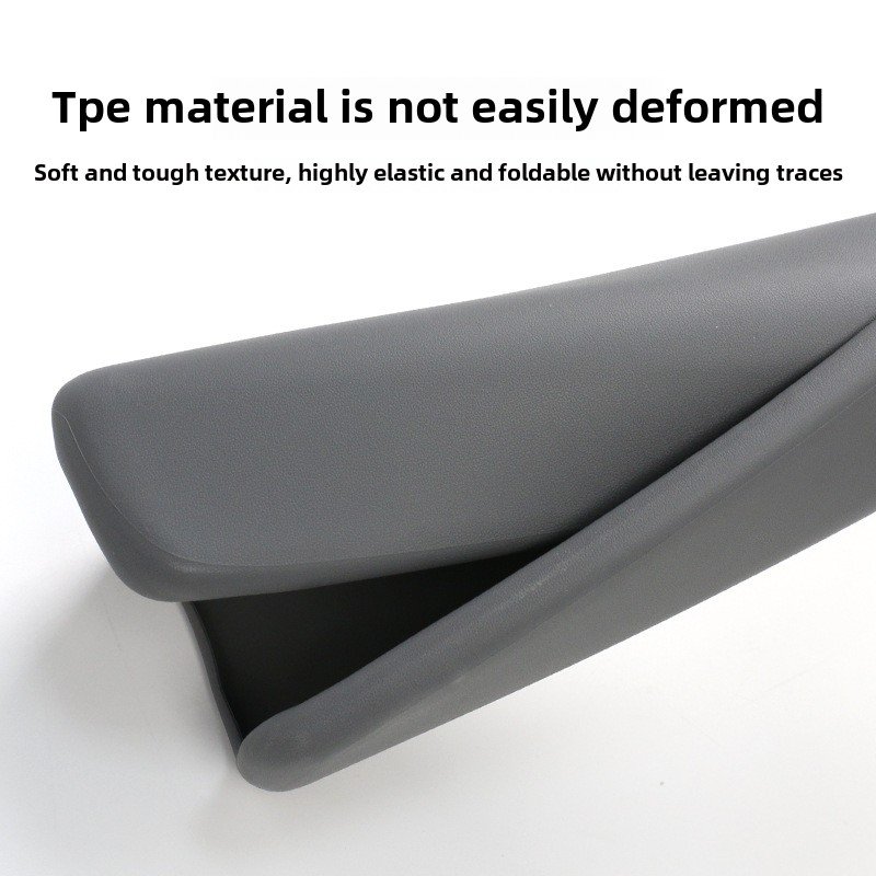 Suitable for Tesla Model 3/Y armrest box cover protective cover TPE automobile decoration stick Tesla modification accessories