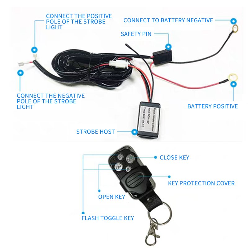 off Road Car 24v Relay Wiring Harness Led Spot Driving Round Work Lights Automotive bar Kit