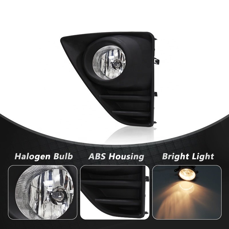 High Quality Halogen Waterproof Front Bumper Fog Lamp Driving Light Kit for Toyota Yaris L Hatchback 2014 2015 2016