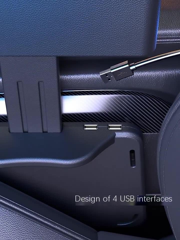 New Arrivals Rotatable Console Storage Box Wireless Charging Rechargeable Auto Arm Rest Universal Car Armrest With USB