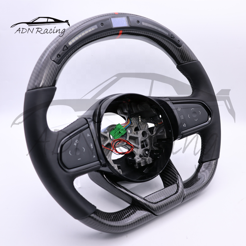 2023+ Customized Carbon Fiber OEM Steering Wheel For Lotus Emira With LED Shift Lights