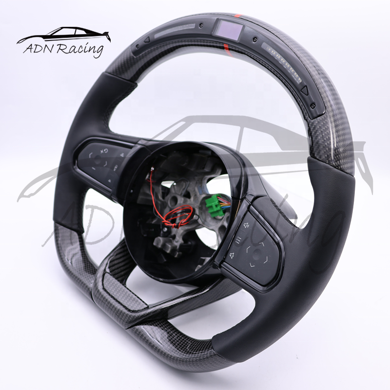 2023+ Customized Carbon Fiber OEM Steering Wheel For Lotus Emira With LED Shift Lights