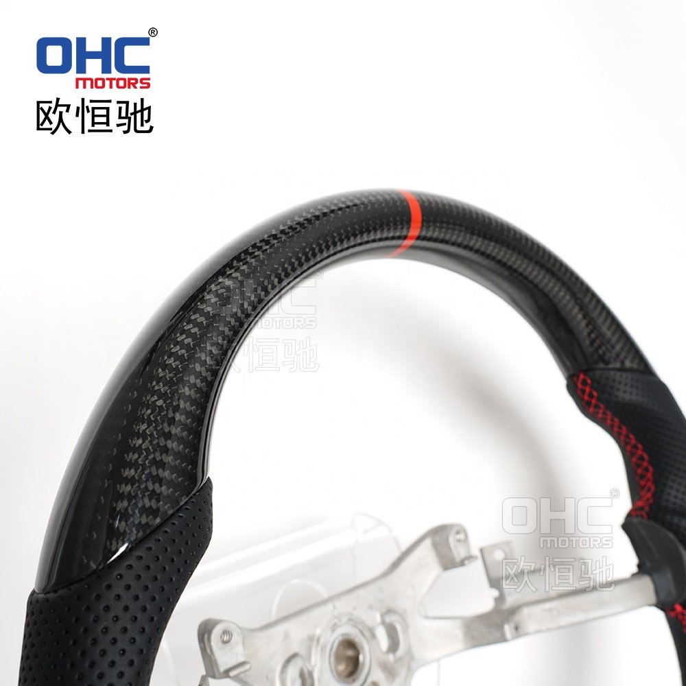 US Local Stock Real Carbon Fiber Steering Wheel For Chevy Chevrolet Corvette C6 Parts Zr1 Z06 2007 2008 2009 2010 2011 2012 2013