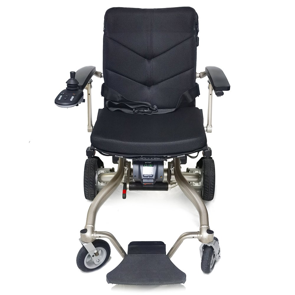 HEDY FEW05 CE Bauhaus Design Strong Built Lightweight Folding Portable Adjustable Armrest Height Power Chair Electric Wheelchair