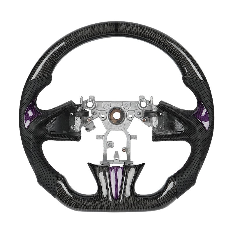 Wholesalers Car Steering Wheel For Infiniti Q50 2014 2015 2016 2017 Carbon Fiber Steering Wheel