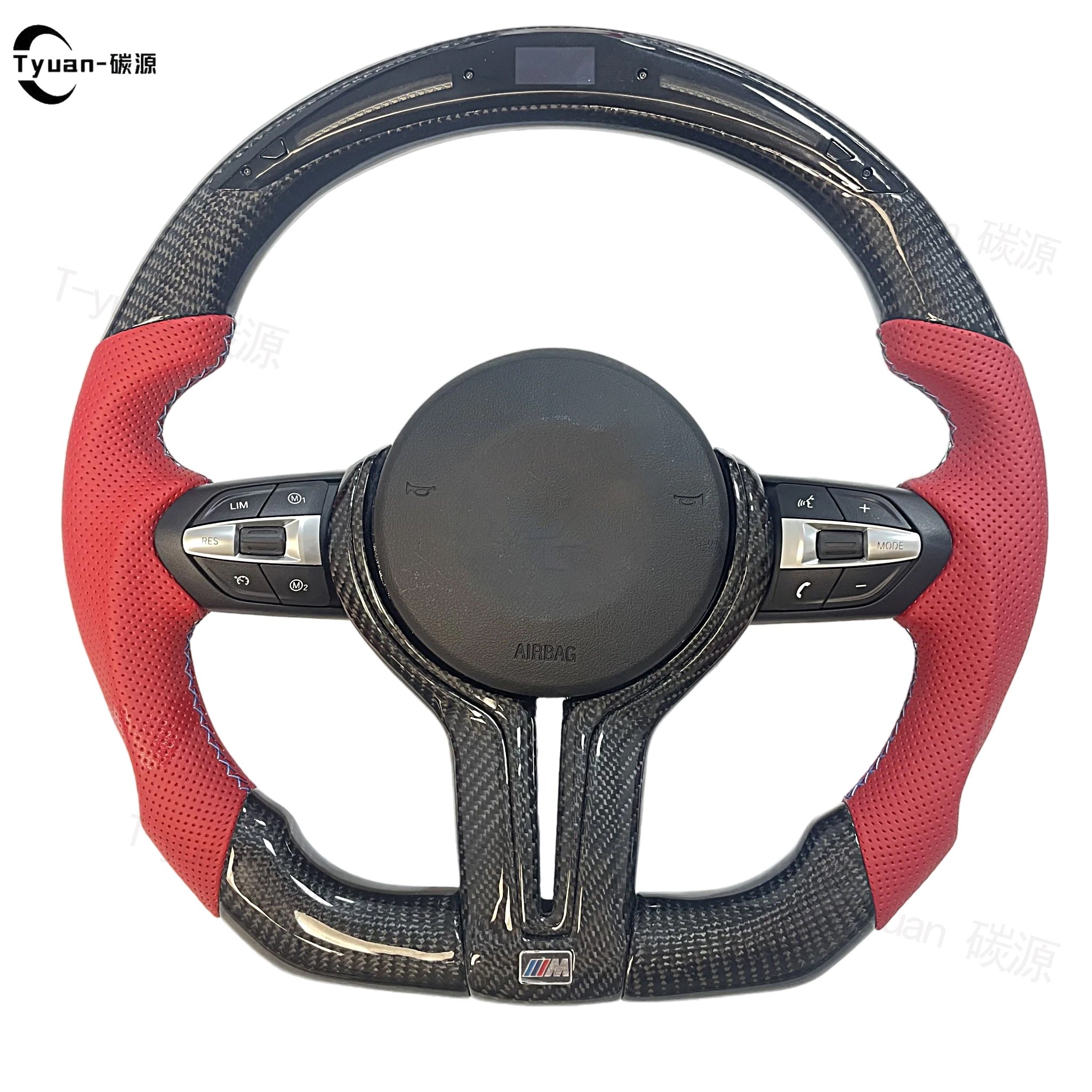 LED Racing Car Carbon Fiber Steering Wheel M2 M3 M4 M5 F10 F20 F22 F30 F32 F36 F40 For BMW Steering Wheel