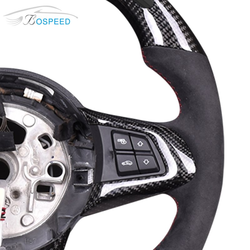 LED Display Real Carbon Fiber Steering Wheel For BMW Z4