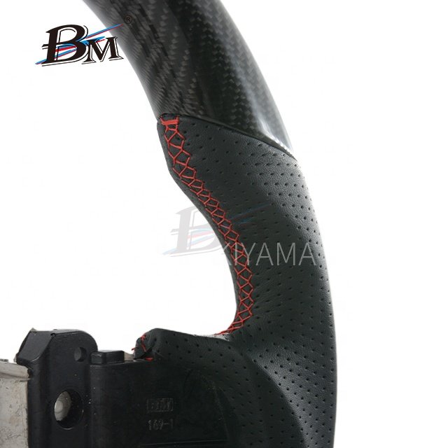 Sport Carbon Fiber Steering Wheels For SUBARU LEVORG VM4 WRX STI S4 VAB Series 2015 2016 2017 2018 2019 2020 2021 2022 By BM