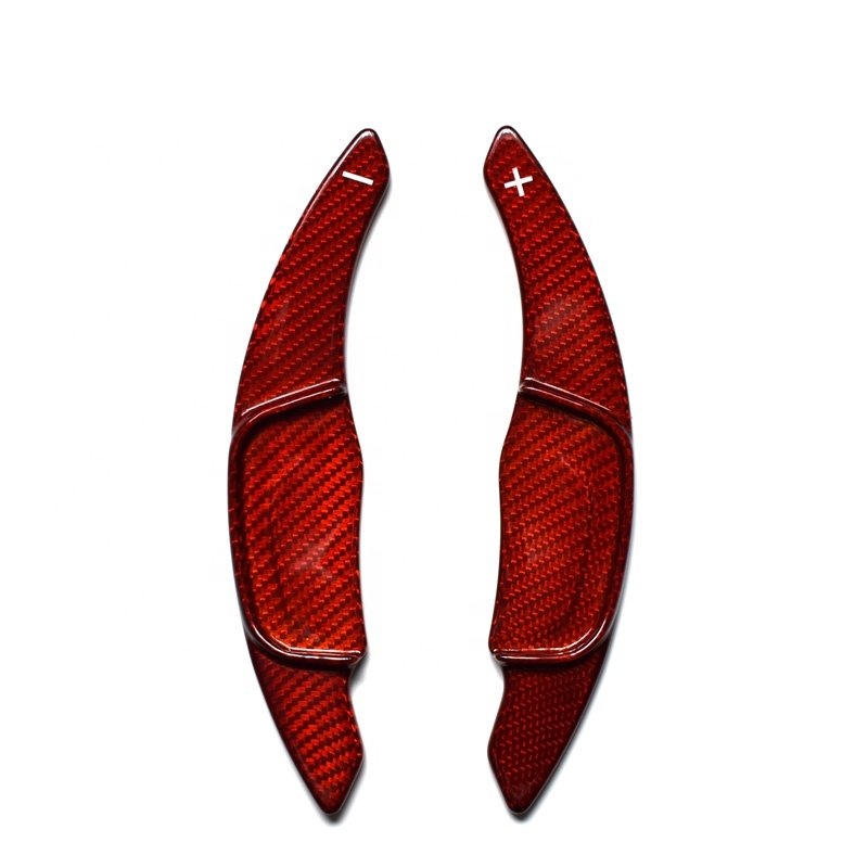 Carbon Fiber Steering Wheel Shift Paddle Extension Shifters For GOLF 7 Golf7 2015- GTI R MK7 MK7.5 R Scirocco