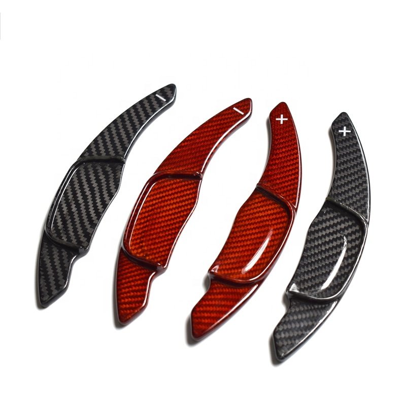 Carbon Fiber Steering Wheel Shift Paddle Extension Shifters For GOLF 7 Golf7 2015- GTI R MK7 MK7.5 R Scirocco