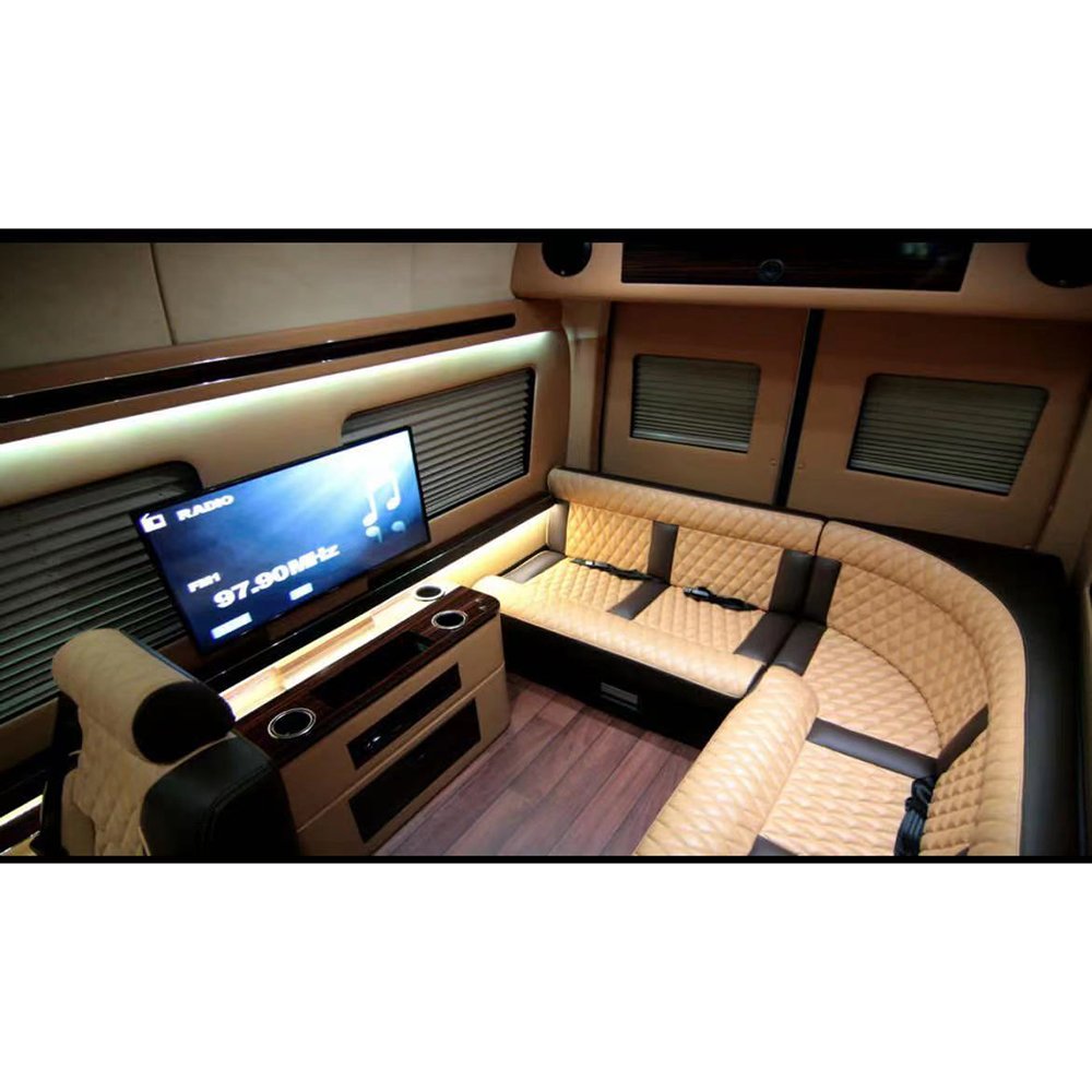 Multistyle Customized Rear Seats Modified Sprinter Large Sofa for for Mercedes Benz Sprinter VAN