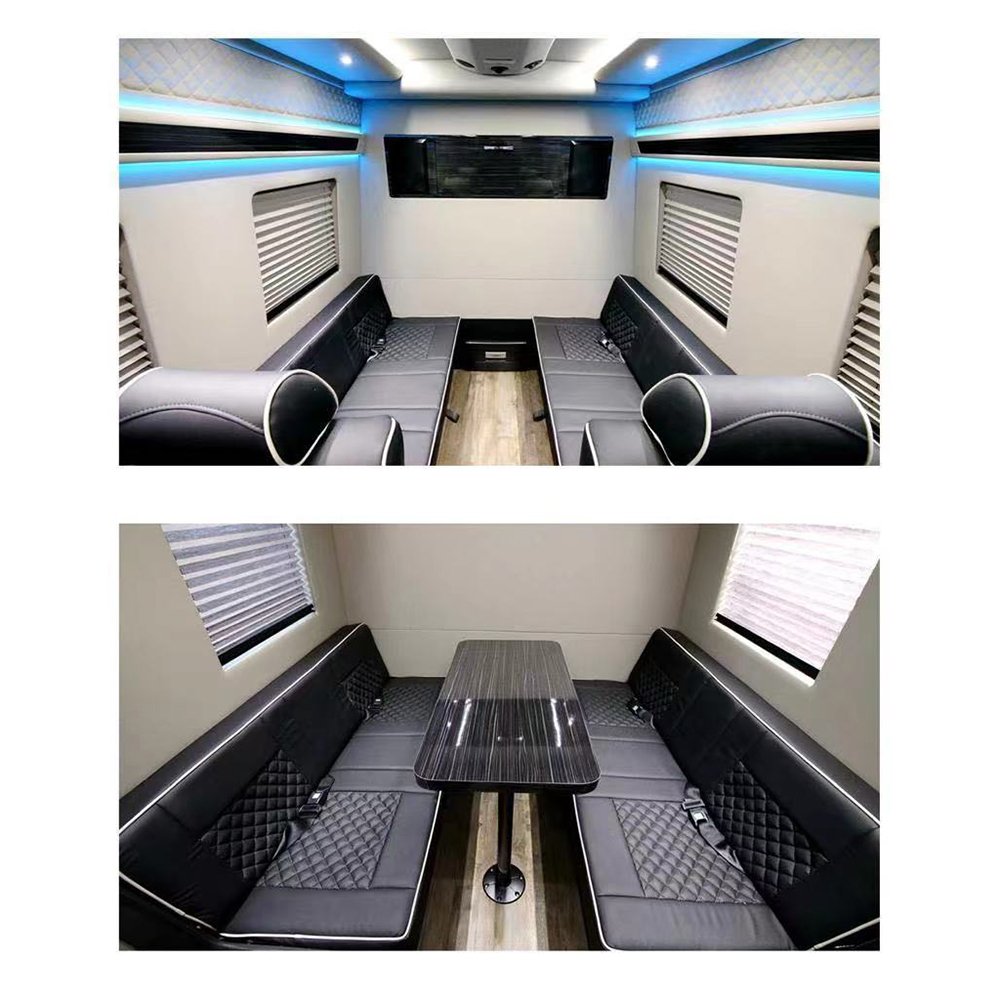 Multistyle Customized Rear Seats Modified Sprinter Large Sofa for for Mercedes Benz Sprinter VAN