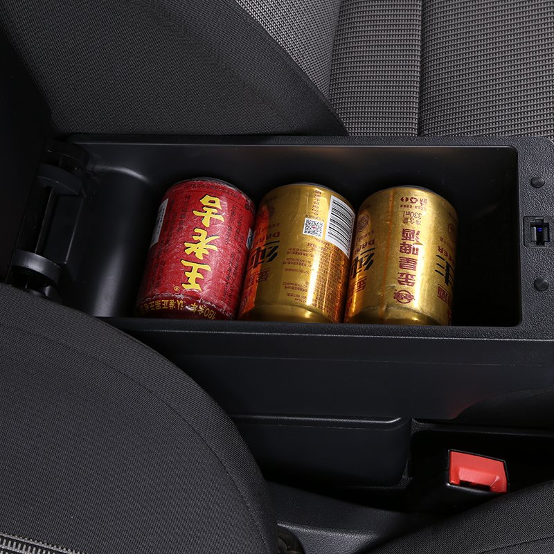 TONC Custom Armrest Console Organizer for Pre-2016 Hyundai Solaris - Center Console Storage with USB Charger and Cup Holder