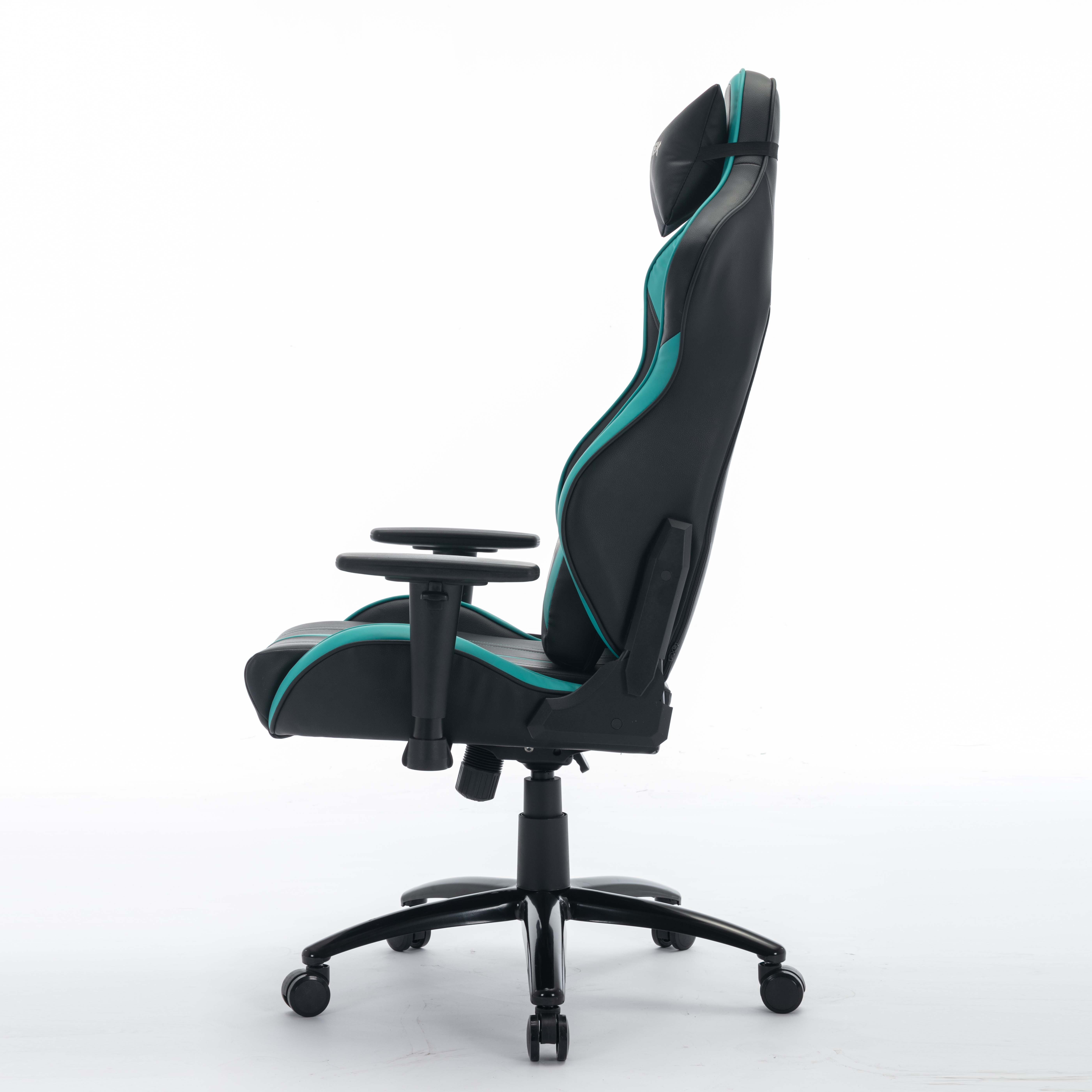 Racing Adjustable Backrest Tall Leather Reclining PC Ergonomic Computer Chair Swivel Mens Gaming Chair