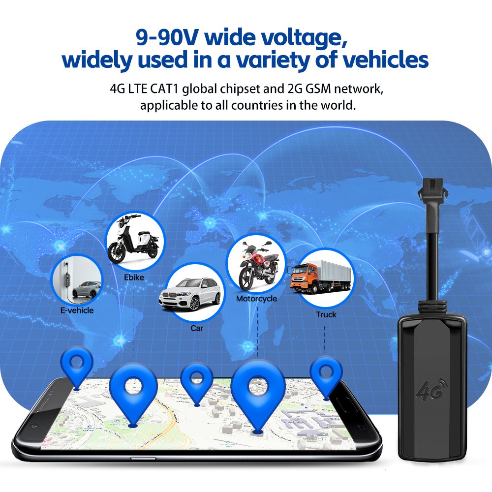 Autosali GT18 4G GPS Tracker for Fleet Management Factory Price 9-90V Wide Voltage Driver Behavior Analysis for Auto Insurance