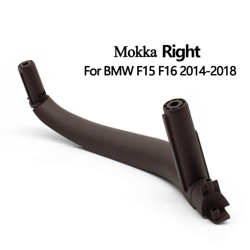 Wholesale Car Carbon Fiber Interior Inner Door Handle Armrest Pull Trim Cover for BMW F15 F16 X5 X6 51417345331 51417345332